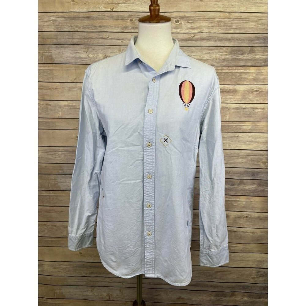 MetersBonwe XL Button Front Too Embroidered